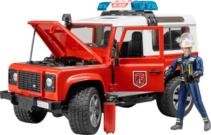 BRUDER Land Rover Station Wagon Fire Vehicle - Sca