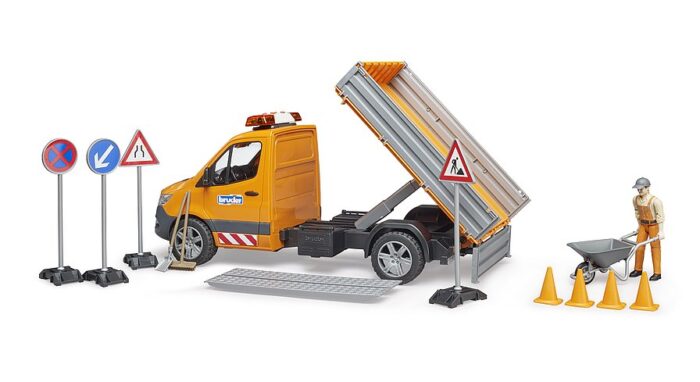 BRUDER MB Sprinter municipal vehicle including lig - Image 2