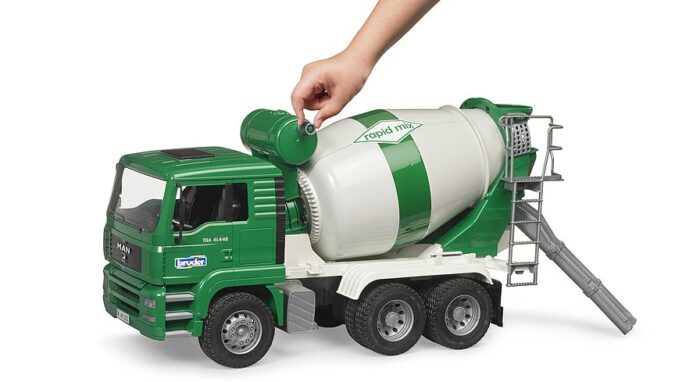 BRUDER MAN TGA Cement mixer truck - Image 2