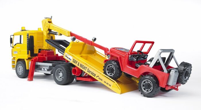 BRUDER MAN TGA Breakdown truck with cross country - Image 2