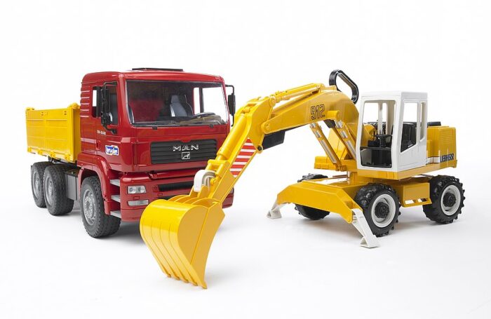 BRUDER MAN TGA Construction truck with Liebherr Ex