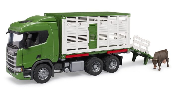 BRUDER Scania Super 560R Cattle transportation tru