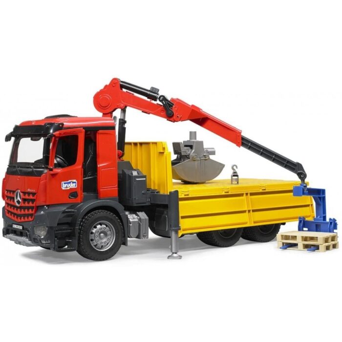 BRUDER Mercedes Benz Arocs Truck with Roll-Off Con