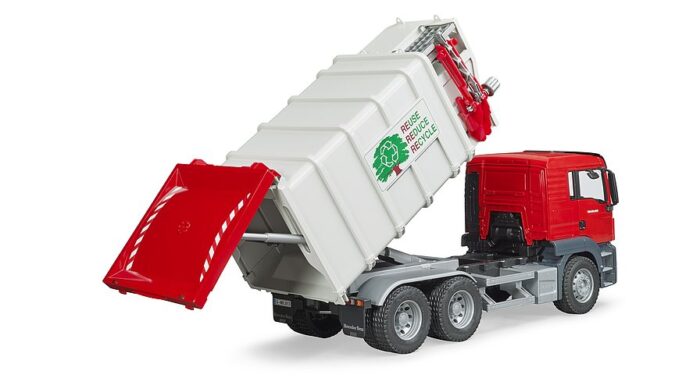 BRUDER MAN TGS Side loading garbage truck - Image 2