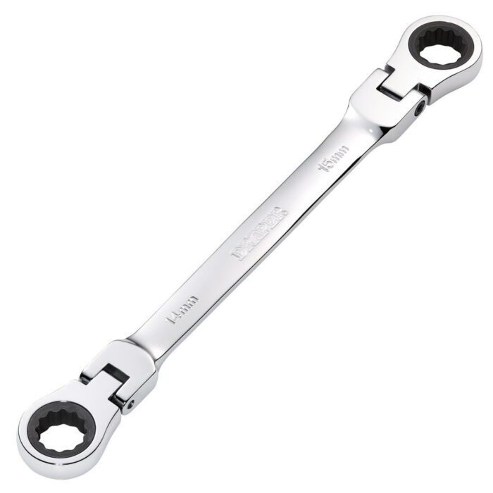 Draper Flexi Head Double Ring Spanner 14x15mm
