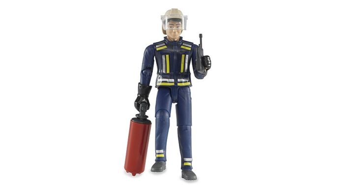 BRUDER Fireman with accessories
