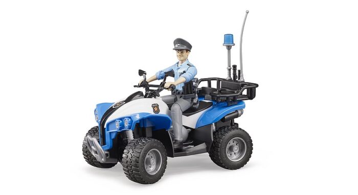 BRUDER Police-Quad with Police officer and accesso