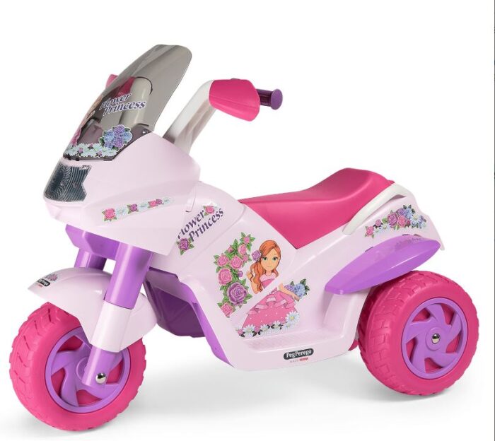PEG PEREGO FLOWER PRINCESS 6V 3 WHEELED MOTORBIKE