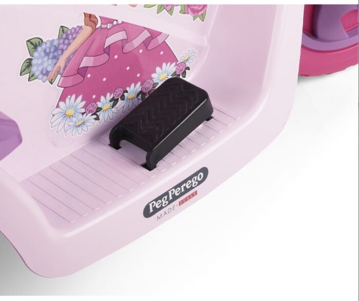 PEG PEREGO FLOWER PRINCESS 6V 3 WHEELED MOTORBIKE - Image 4