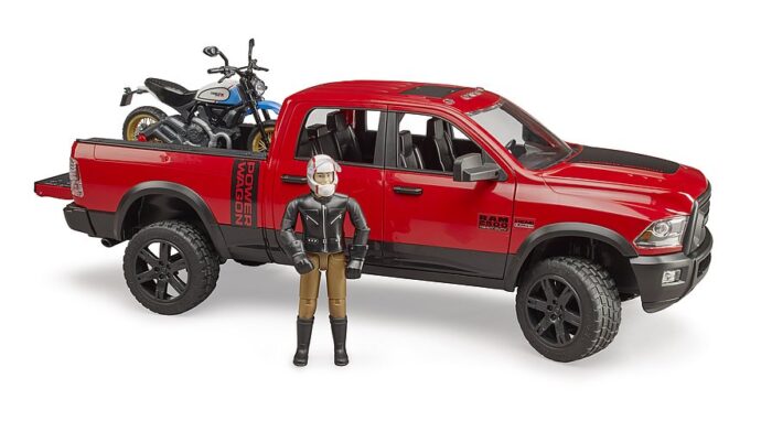 BRUDER RAM 2500 Power Wagon including Ducati Deser