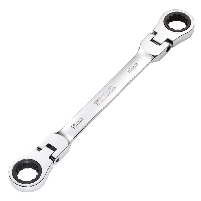 Draper Flexi Head Double Ring Spanner 18x19mm