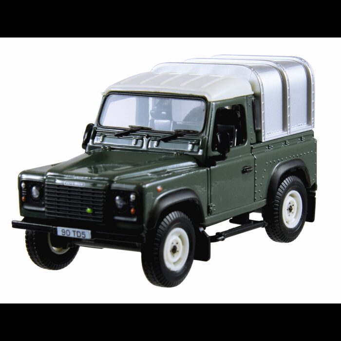 BRITAINS LAND ROVER DEFENDER 90 + CANOPY - GREEN