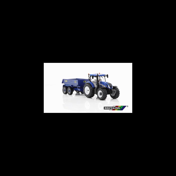 BRITAINS New Holland T6 Tractor With Trailer Play - Image 2
