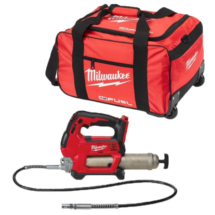 Milwaukee Grease Gun With FUEL Wheel Bag - Image 2